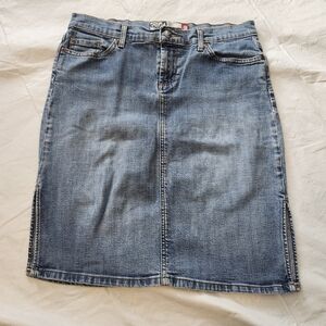 Roxy Blue Denim Pencil Skirt